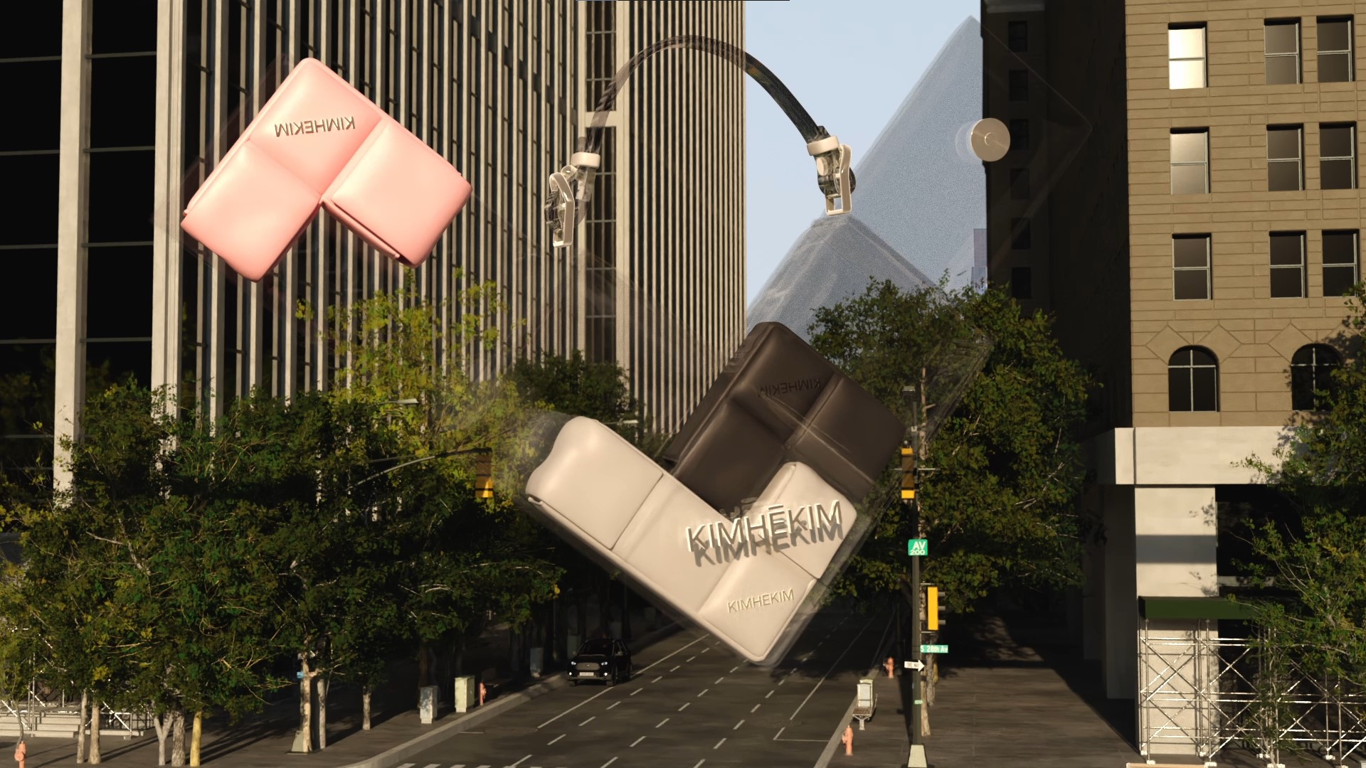 KIMHEKIM Petit Coeur Bag Tetris — 03